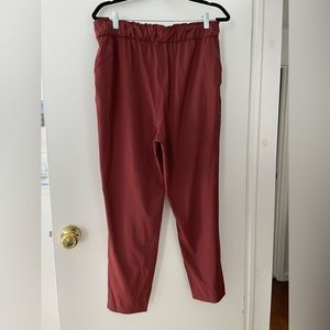 Lululemon size 12 stretch red pant